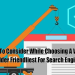 Things To Consider While Choosing A Search Engine Friendly Website Builder