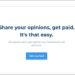 $100 an Hour for Your Opinion?