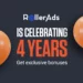 RollerAds Marks 4th Birthday — Join the Celebration