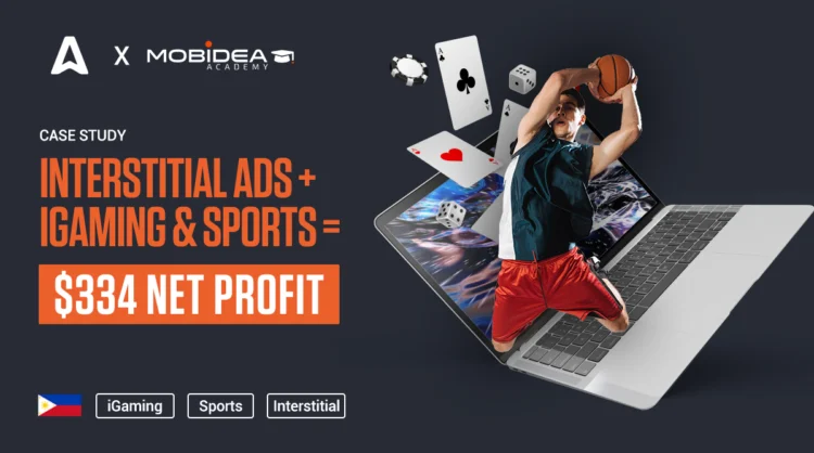 Adsterra Interstitial Ads + iGaming Traffic = 236,12% ROI