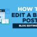 My Guide to Blog Editing (for SEO)