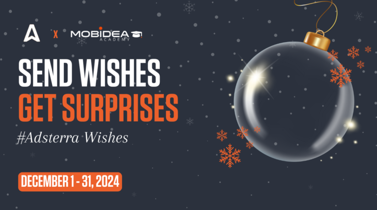 Adsterra’s Network of Wishes: Spread Cheer and Get a Gift for Christmas!