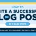 How to Write a Blog Post in 2025 (Free Blog Post Template) Tutorial