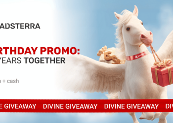 Adsterra Birthday Promo: a dozen years of power and progress
