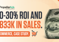 $833K in Sales and 20-30% ROI