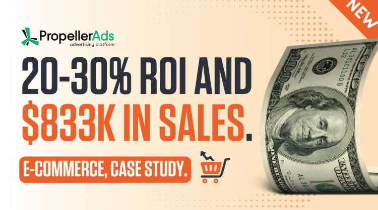 $833K in Sales and 20-30% ROI