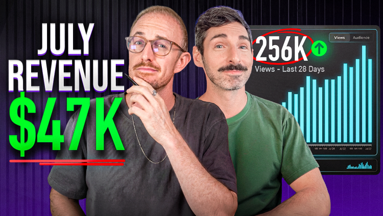 My $47K YouTube Income Report for July 2026