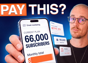 How Much I Pay for My Email List Every Year (2026 Pricing)