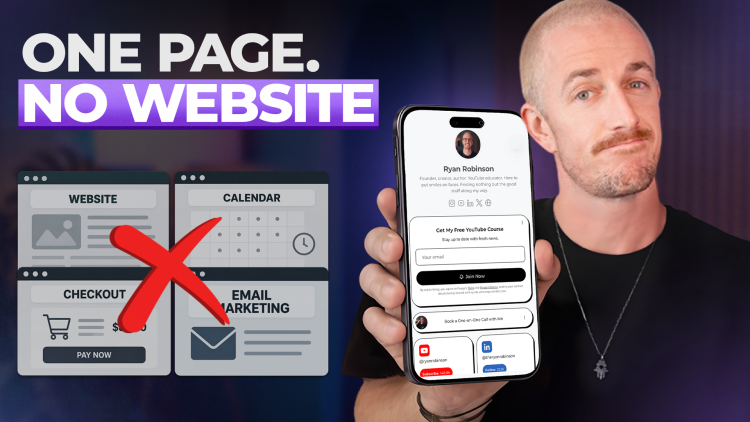 How I Sell Online Without a Website: One-Page Setup