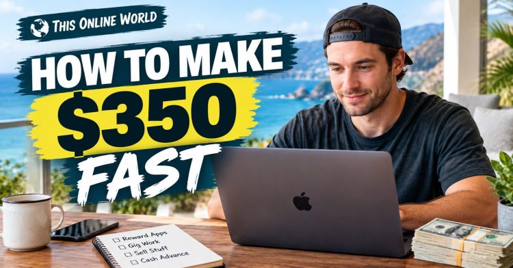 How To Make $350 Fast – Legit Side Hustles To Try!